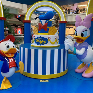 Scultura Personalizzata a Grandezza Naturale in Resina e Fibra <span class=keywords><strong>di</strong></span> Topolino e <span class=keywords><strong>Paperino</strong></span>, Statua Cartoon su Misura per Decorazioni Esterne - Product Image 4