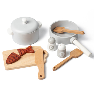 Set di Stoviglie Simulate Montessori Giochi Cognitivi di Cucina <span class=keywords><strong>Gioco</strong></span> di Ruolo Educativo Mini Cucina Giocattolo per Bambini Maschi e Femmine - Product Image 6
