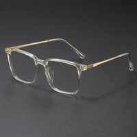 Lunettes photochromiques anti-lumière bleue tendance 2025, lunettes carrées tendance pour hommes, lunettes plates
