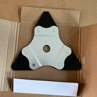 Nouvelle tondeuse autoportée à lame rotative 3 dents, tête de coupe pour irrigateur, hauteur de coupe maximale 4 pouces, noire