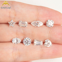Goldleaf Jewelry Piedra preciosa de moissanita blanca de alta calidad VVS Claridad Corte especial Diamante de moissanita Suelto