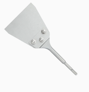 Ciseau grattoir à mastication SDS Plus en acier de 5 pouces avec lame remplaçable pour la démolition de revêtements de sol en carrelage - Product Image 1