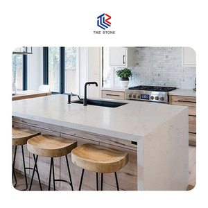 Tmz Đá Chất lượng cao 4002 đại dương Carrara nhân tạo <span class=keywords><strong>Quartz</strong></span> slab cho khách sạn hiện đại trang trí bảng Tops ODM/OEM - Product Image 6