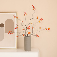Venta al por mayor sala de estar decoración de plantas verdes productos para el hogar simulación ramas muertas hojas de otoño para Acción de Gracias Pascua