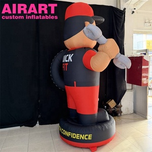 Mascotte Gonfiabile Personalizzata a Forma di Meccanico, Gigante Gonfiabile Pubblicitario da Esterno a Tema Riparatore con Chiave Inglese e Pneumatico - Product Image 6