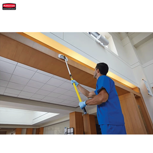 Rubbermaid FGQ75500YL00 hygen 48-72นิ้วมือจับเชื่อมต่อเร็วและเสาสีเหลือง - Product Image 5