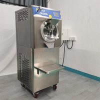 32L/H Energiebesparende ambachtelijke gelatomachine, zuivelvrij hard ijs & vers fruit, supermarkt koelapparatuur