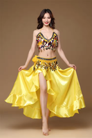Vente en gros bon marché de robes de costume de danse du ventre professionnelles élégantes pour femmes adultes faits à la main pour femmes vêtements de scène et de danse