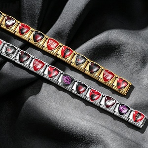 Trendy Custom <b>Personalization</b> Shield Rock Music Elements Italian Charm Link Fit 9mm Bracelet Making DIY Stainless Steel Jewelry - Product Image 1