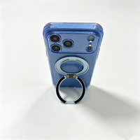 Casing Ponsel Berkualitas Tinggi Mewah dengan Magnet dan Stand untuk iPhone 15 16 17 18 Pro Max, Mengkilap Berkilauan dengan Kickstand