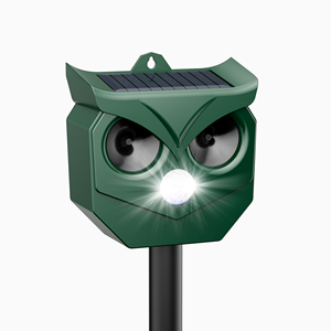 Ahuyentador de Animales Ultrasónico con Luz Intermitente, Biomimicria de Búho, Energía Solar, Resistente al Agua, para Jardín Exterior, Modelo 2026 - Product Image 3
