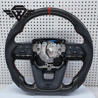 Volant sport en fibre de carbone véritable adapté à la Toyota LC300