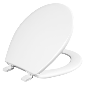 Sièges de toilette ronds en plastique modernes à fermeture lente avec couvercle amortisseur à dégagement rapide - Product Image 1