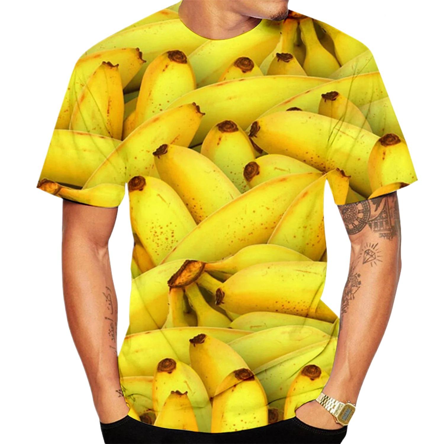 FiTspi The Fruits Food 3D Print T Shirts - Funny \u0026 Casual, image size:1500x1500