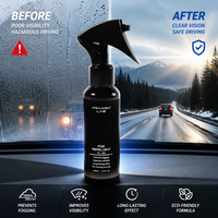 Spray anti-buée pour les magasins de motos et les marques d'accessoires automobiles, flacon pulvérisateur pour vitres intérieures de 100 ml, OEM ODM, étiquette privée, en gros