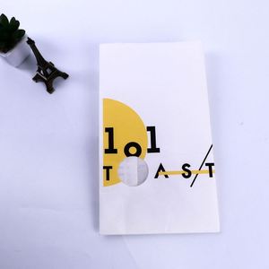 Sacs en papier kraft pour emporter, personnalisés avec le logo JAHOO, résistants à la graisse, recyclables, pour la restauration rapide, barbecue, poulet frit - Product Image 2