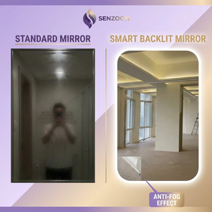 <span class=keywords><strong>Espejo</strong></span> de Baño Inteligente <span class=keywords><strong>con</strong></span> Luces LED, Función Antivaho y Pantalla Táctil - <span class=keywords><strong>Espejo</strong></span> LED para Baño - Product Image 5