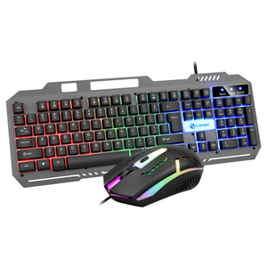 Combo de <span class=keywords><strong>Teclado</strong></span> y Ratón <span class=keywords><strong>para</strong></span> Juegos con Cable LIMEIDE T25, Panel Metálico, Sensación Mecánica, Retroiluminación de Arcoíris, 104 Teclas <span class=keywords><strong>para</strong></span> <span class=keywords><strong>PC</strong></span> y Laptop - Product Image 2