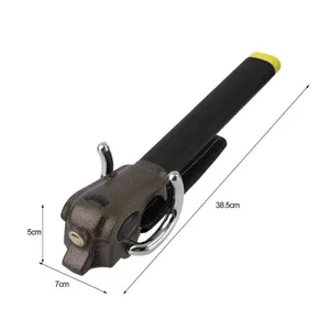 Verrou de <span class=keywords><strong>volant</strong></span> de voiture pliable en acier en forme de T Sinodiving <span class=keywords><strong>avec</strong></span> 3 clés, dispositif de sécurité antivol - Product Image 5