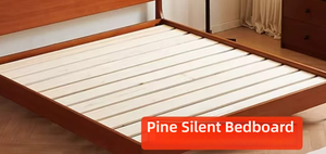 Liquidación de Almacén, Precio Bajo, Cama de Madera Maciza con Estructura de Madera de Boj, S-C-038, Cama de Madera Maciza con Estructura de Madera de Boj, Cuero Nappa Ecológico - Product Image 6