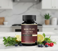 Extrait de racine de maca Smart Health en capsules naturelles pour hommes, compléments alimentaires à base de plantes, 7 ingrédients naturels, 60 capsules en vrac, Smart Health