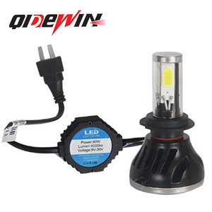 QIDEWIN G5 Car <b>LED</b> <b>Headlights</b> H4 15000lm 70W High Low Beam Integrated Bulbs - Product Image 5