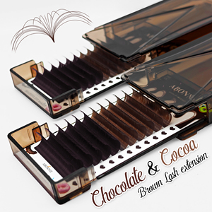 Extensions <span class=keywords><strong>de</strong></span> <span class=keywords><strong>cils</strong></span> en vison Abonnie Premium couleur <span class=keywords><strong>marron</strong></span> foncé 0.03 0.05, plateaux <span class=keywords><strong>de</strong></span> <span class=keywords><strong>cils</strong></span> <span class=keywords><strong>marron</strong></span> foncé, extensions <span class=keywords><strong>de</strong></span> <span class=keywords><strong>cils</strong></span> individuels <span class=keywords><strong>marron</strong></span> - Product Image 2