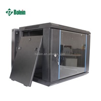 Rak Kabinet Jaringan Telekomunikasi Bolein 19 Inch 6U 600*550 MM, Rak Server Mini Dinding 4U 6U 9U 12U 15U