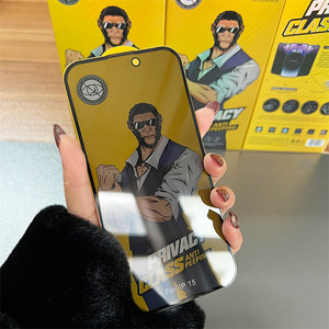 Gorilla Antiestático Esd Protector DE PANTALLA DE PRIVACIDAD Anti-espía Vidrio templado Protectores de pantalla ultrafinos Película para iPhone 16 15 <span class=keywords><strong>14</strong></span> - Product Image 3