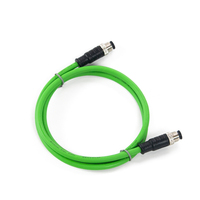 Câble EtherCat industriel SFTP CAT5E M12 à 4 broches avec connecteur M12 et chaîne de protection pour communication - Prix usine