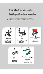 Customized Multifunctional Small Chain Tiller Rail Vegetable Field Fertilizer Applicator Export Hoe Machine <b>Cultivators</b> - Product Image 5