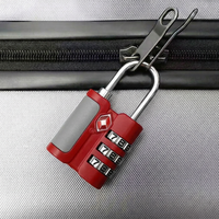 Cadenas à combinaison à 3 chiffres réinitialisable de haute qualité, approuvé TSA530, pour bagages et valises de voyage