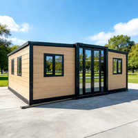 Maison préfabriquée extensible en conteneur de 20 pieds ou 40 pieds, norme australienne, 1, 2, 3, 4 ou 5 chambres, pliable, prix compétitif, construction de maison portable