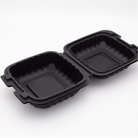 Contenants alimentaires jetables en amidon de maïs sans BPA de 500 ml, écologiques, compatibles micro-ondes, congelables, réutilisables, boîtes à emporter pour restaurant