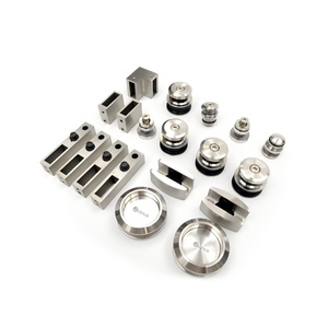 Garnitures de quincaillerie de <span class=keywords><strong>cabine</strong></span> de douche ensemble de portes coulissantes sans cadre chromé - Product Image 2
