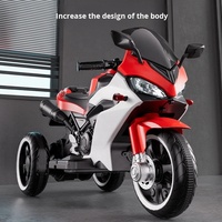 Tricycle électrique pour enfants, en plastique, unisexe, à batterie rechargeable, avec télécommande, jouet à roulettes pour les enfants de 2 à 7 ans