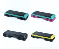Plataforma de Step Aeróbico Multifuncional de Alta Calidad, Longitud Ajustable de 110 cm, para Gimnasio, Fitness, Ejercicio y Entrenamiento
