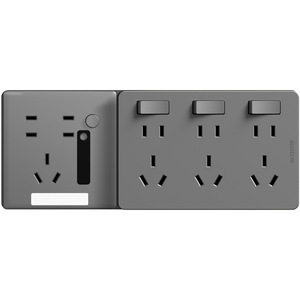 Smart Power <b>Socket</b> Plug 86 Type With Switch And USB Charging Wall Mounted Universal Plastic Material Wi-Fi Control - Product Image 1