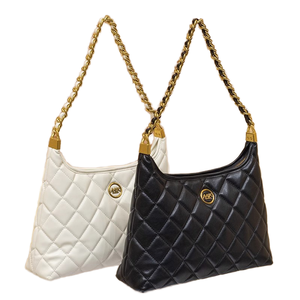 Royaa N-63 26x10x16cm 2025 Bolso Bandolera de Moda para Mujer en Cuero Genuino con Dos Correas, Cierre y Forro de Poliéster con Patrón de Hilo - Product Image 1