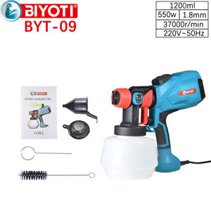 Pistola de Pulverización Eléctrica <span class=keywords><strong>Profesional</strong></span> de Grado Industrial, Motor de Escobillas de Alta Eficiencia, 250 psi, Material Plástico, Alimentación por Presión - Product Image 1