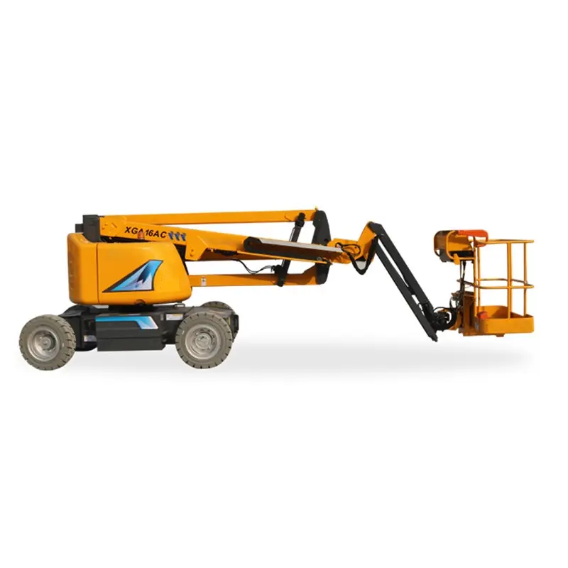 Chinese hot selling brand 12m Self-propelled Electric-driven Articulating Boom Lifts GTZZ10D for sale