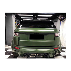 Vinilo para Envolver Automóviles, Color Verde Militar Cerámico Satinado, Verde Oscuro Mate - Product Image 4