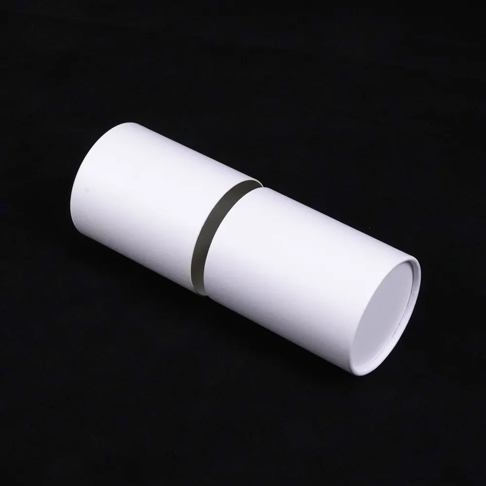 Imballaggio del tubo di carta di dimensioni personalizzate in plastica gratuita per il tubo di carta di cartone biodegradabile del tè
