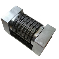 Matrice de gaufrage industrielle pour lingots de métaux précieux - Moule en acier personnalisé pour logo/caractères