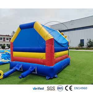Structure gonflable commerciale en PVC de bonne qualité avec toboggan sec <span class=keywords><strong>pour</strong></span> la location événementielle - Product Image 3