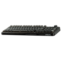 Vente flash Clavier mécanique sans fil AULA F-NB98 96% avec écran et bouton rétroéclairage RVB Clavier de jeu transparent