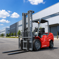Forklift Listrik Industri Penanganan Material Layar Sentuh Liftron CPD30 3000kg Truk Forklift Listrik