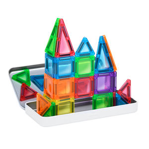 MAGPLAYER Juego de Bloques Magnéticos de Viaje, Mini Bloques Magnéticos, Juegos de Construcción para Niños, Juguetes Educativos para Preescolar - Product Image 2