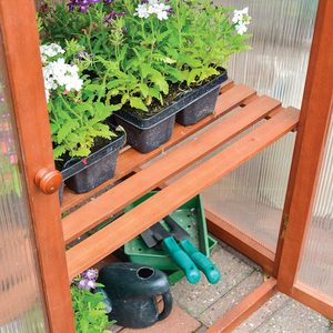 Garden Furniture <strong>Mini</strong> <strong>Wooden</strong> Cold Timber Frame Outdoor Plant Storage Grow House <strong>Greenhouse</strong> for Sale - Product Image 4