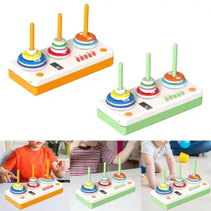 Juguete Educativo Montessori <span class=keywords><strong>de</strong></span> Plástico, Torre <span class=keywords><strong>de</strong></span> Construcción Apilable, Rompecabezas, <span class=keywords><strong>Juego</strong></span> <span class=keywords><strong>de</strong></span> Apilamiento <span class=keywords><strong>de</strong></span> <span class=keywords><strong>Hanoi</strong></span>, <span class=keywords><strong>Juego</strong></span> <span class=keywords><strong>de</strong></span> Contar para Niños - Product Image 5